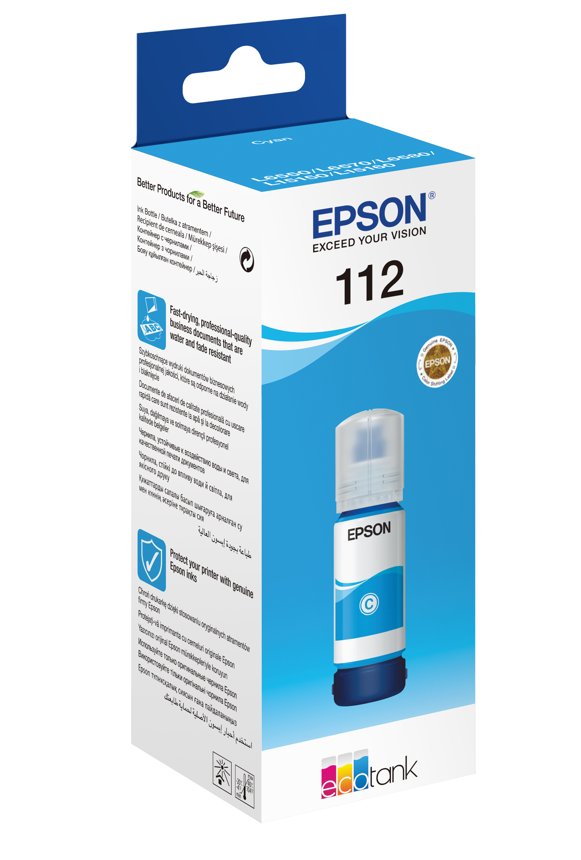 Epson T06C2 Tinta Cyan 70ml No.112 (C13T06C24A)