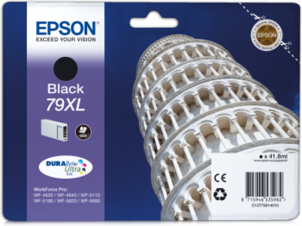 Epson T7901 Tintapatron Black 2.600 oldal kapacitás (C13T79014010)