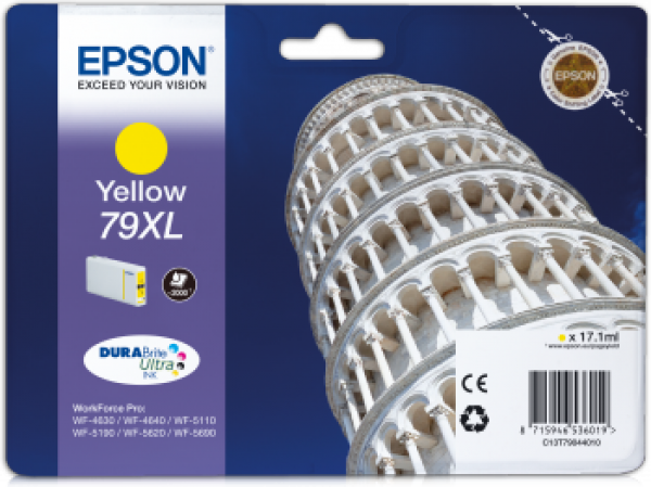 Epson T7904 Tintapatron Yellow 17,1ml No.79XL (C13T79044010)