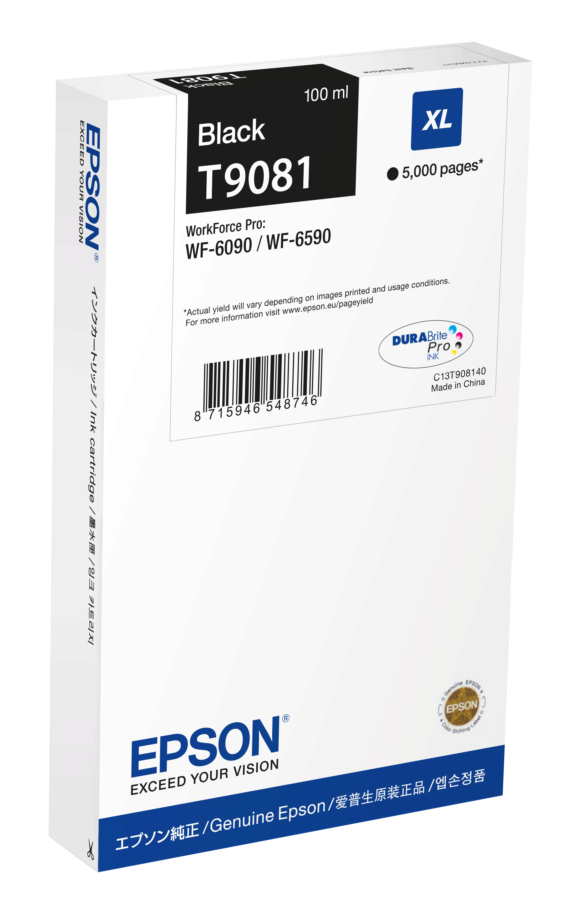 Epson T9081 Patron Black 5K /o/ (C13T90814N)