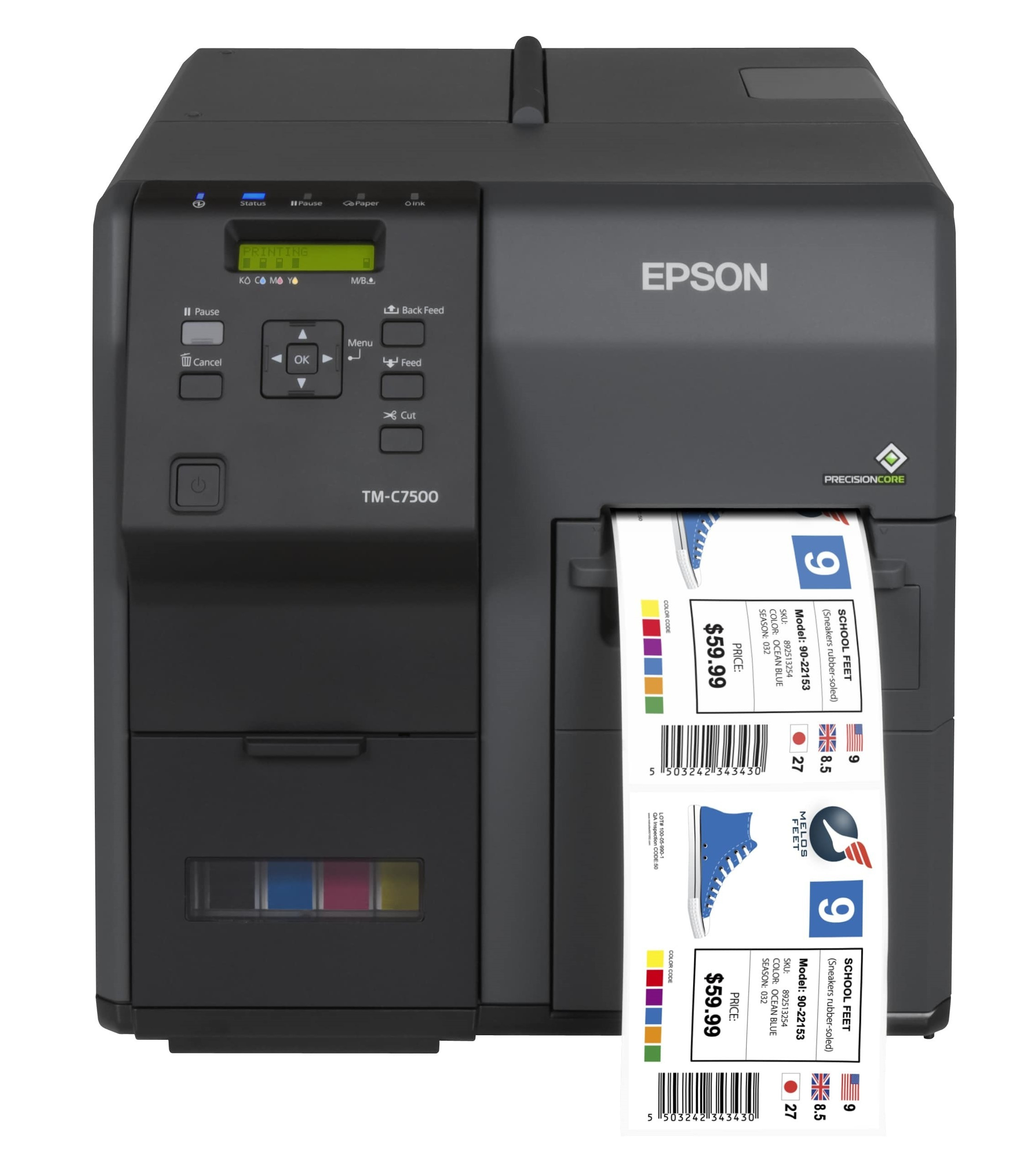 Epson ColorWorks C7500 színes tintasugaras címke nyomtató (C31CD84012)