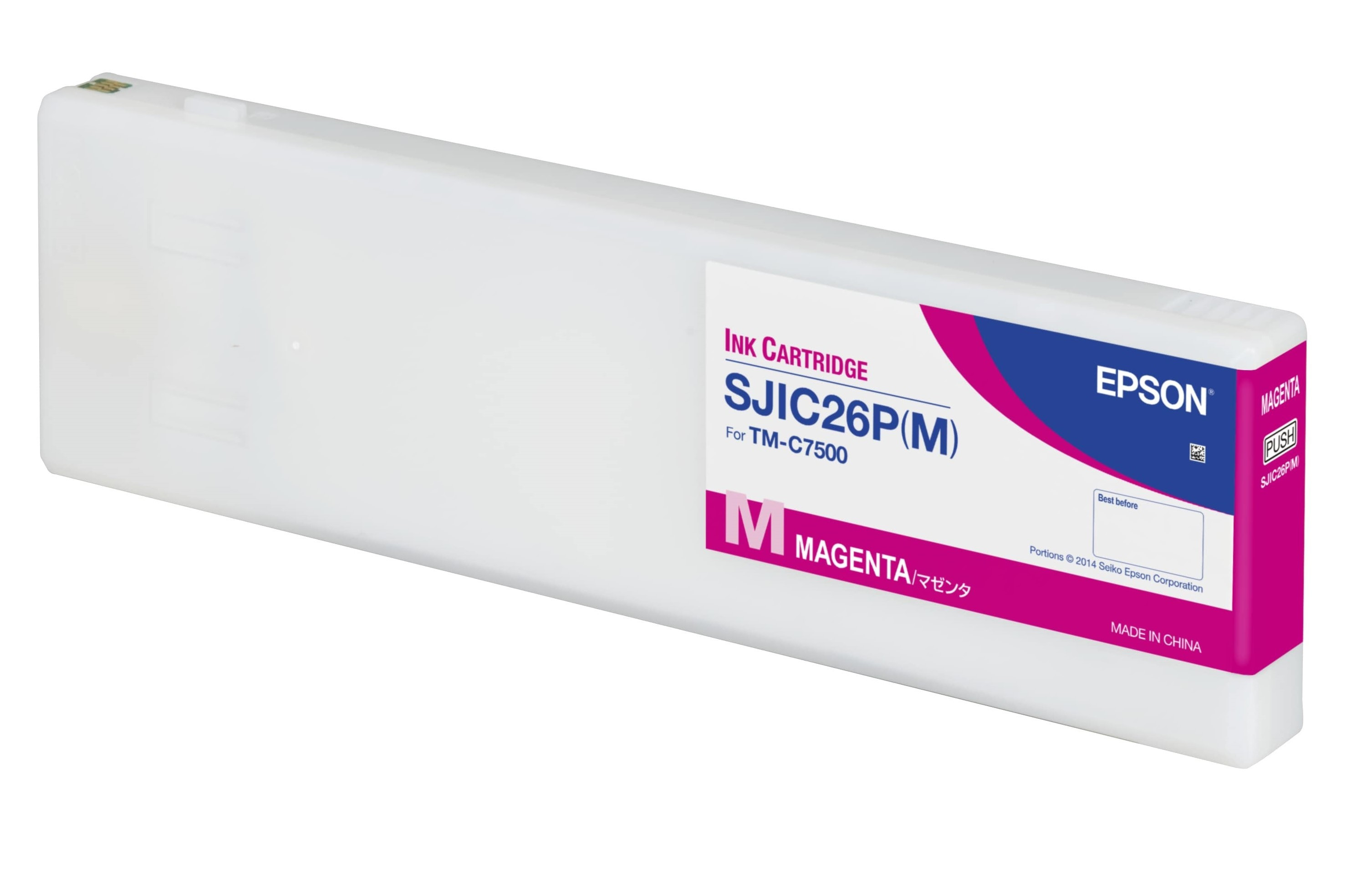 Epson SJIC26P(M) C7500 Tintapatron Magenta 294,3ml (C33S020620)