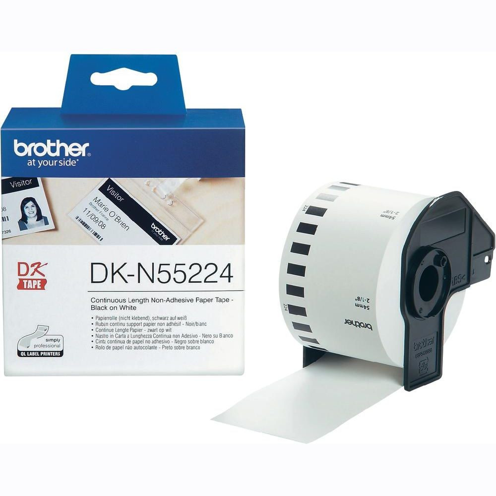 Brother DK-N55224 54 mm x 30,48 m fehér papírszalag tekercsben (DKN55224)
