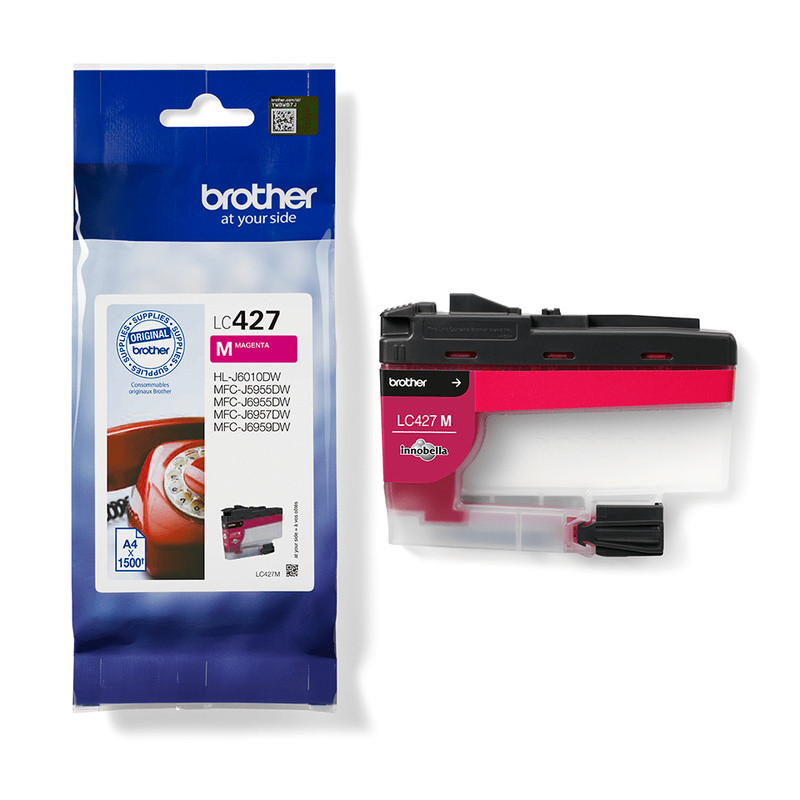 Brother LC427M Tintapatron Magenta 1.500 oldal kapacitás (LC427M)