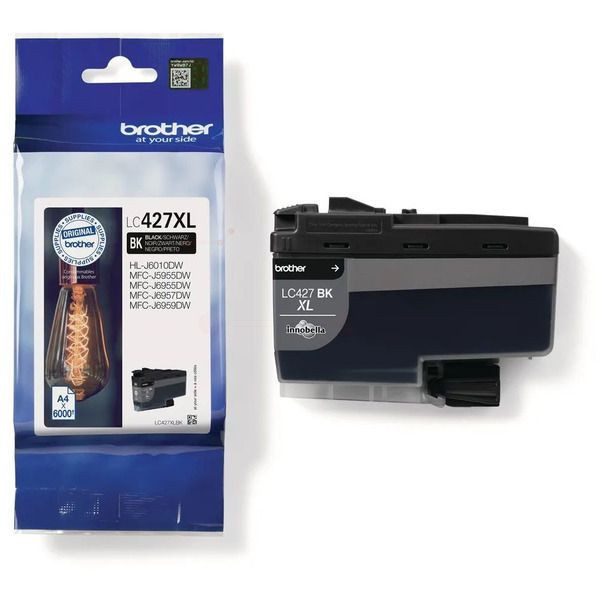 Brother LC427XLBK Tintapatron Black 6.000 oldal kapacitás (LC427XLBK)