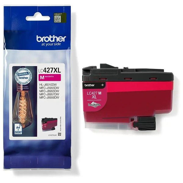 Brother LC427XLM Tintapatron Magenta 5.000 oldal kapacitás (LC427XLM)
