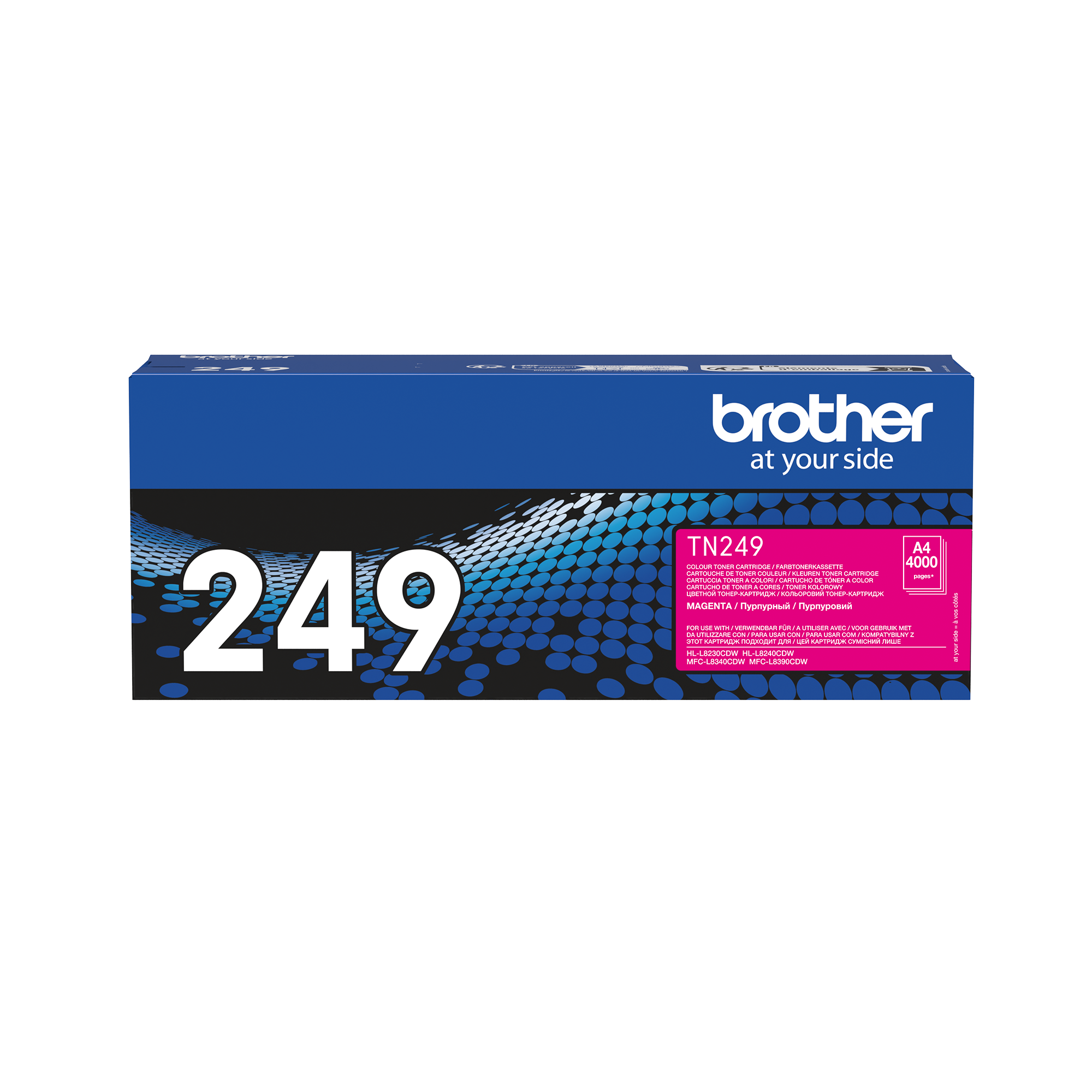 Brother TN-249 Toner Magenta 4.000 oldal kapacitás (TN249M)