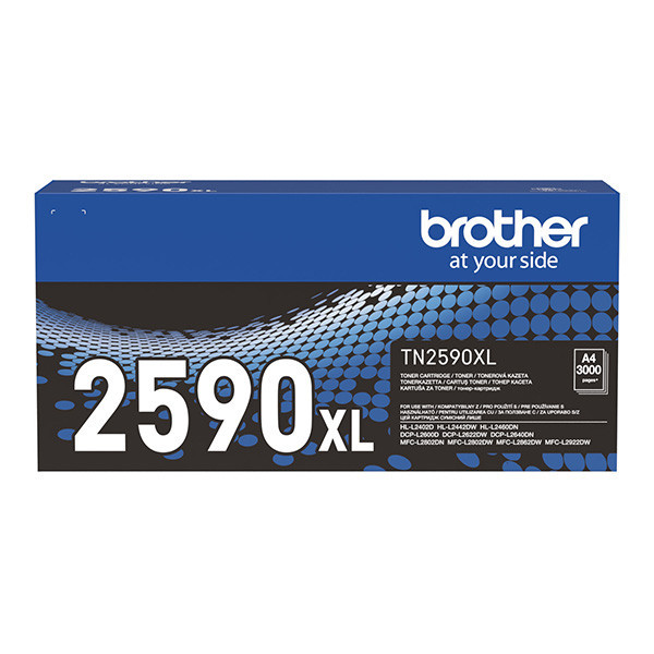 Brother TN-2590XL Toner Black 3.000 oldal kapacitás (TN2590XL)