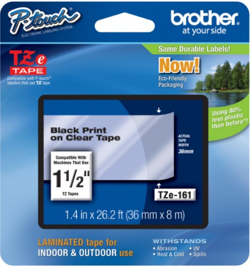 Brother TZe-161 36 mm széles 8 m hosszú szalagkazetta (TZe161)