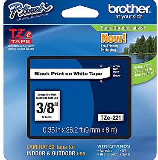 Brother TZe-221 9 mm széles 8 m hosszú szalagkazetta (TZe221)