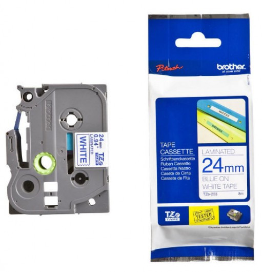 Brother TZe-253 24 mm széles 8 m hosszú szalagkazetta (TZe253)