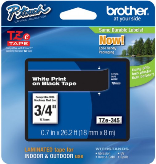 Brother TZe-345 18 mm széles 8 m hosszú szalagkazetta (TZe345)