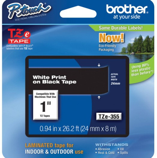 Brother TZe-355 24 mm széles 8 m hosszú szalagkazetta (TZe355)