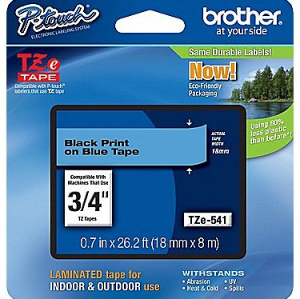 Brother TZe-541 18 mm széles 8 m hosszú szalagkazetta (TZe541)