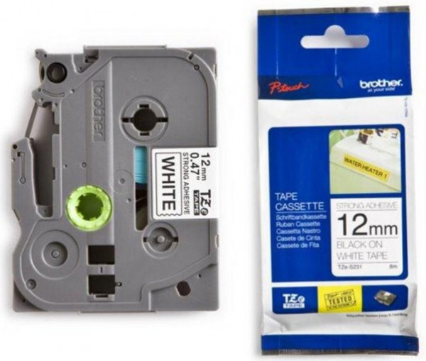 Brother TZe-S231 12 mm széles 8 m hosszú szalagkazetta (TZeS231)