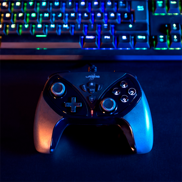 URAGE by HAMA 186075, GAMING URAGE "VENDETTA 300 UNLEASHED", VEZ.NÉKÜLI PC GAMEPAD (00186075)