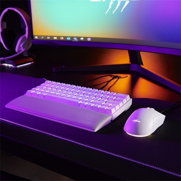 URAGE by HAMA 217829, GAMING URAGE EXODUS 760TKL MECHANIKUS MINI BILLENTYŰZET, RGB, RED SWITCH, FEHÉR (13217829)